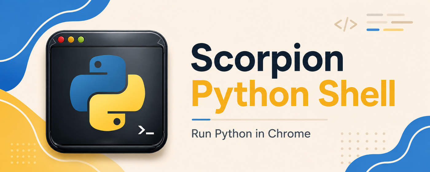Scorpion Python Shell marquee promotional artwork